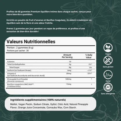 VivaFlora™ Gummies Equilibre Intime