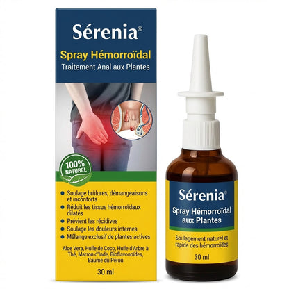 Sérenia - Spray Hémorroïdale 100% Naturel